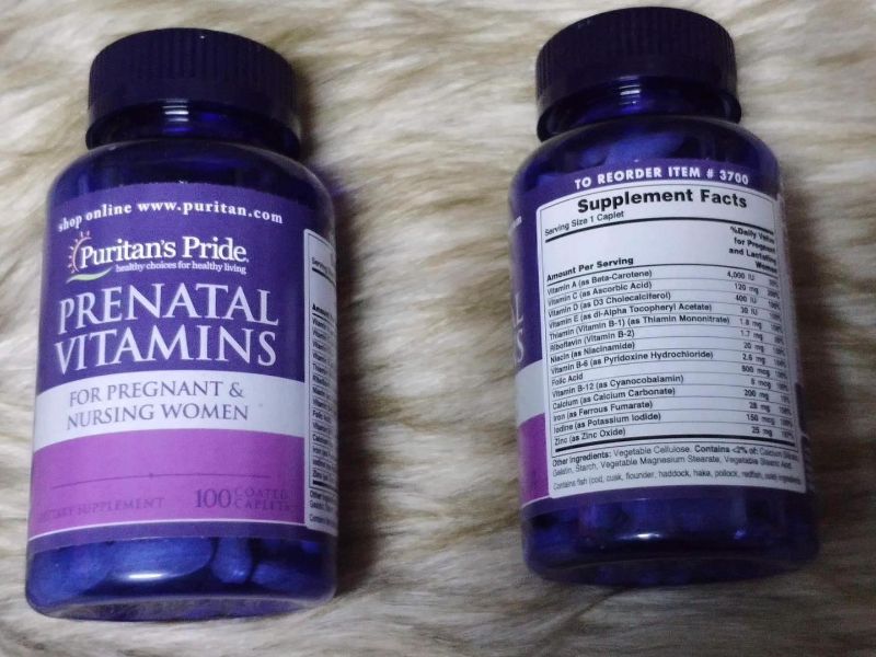 Prenatal Vitamins Puritan’s Pride được khuyên dùng cho mẹ bầu bị viêm chân răng