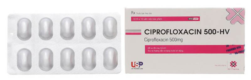 Kháng sinh Ciprofloxacin trị viêm chân răng