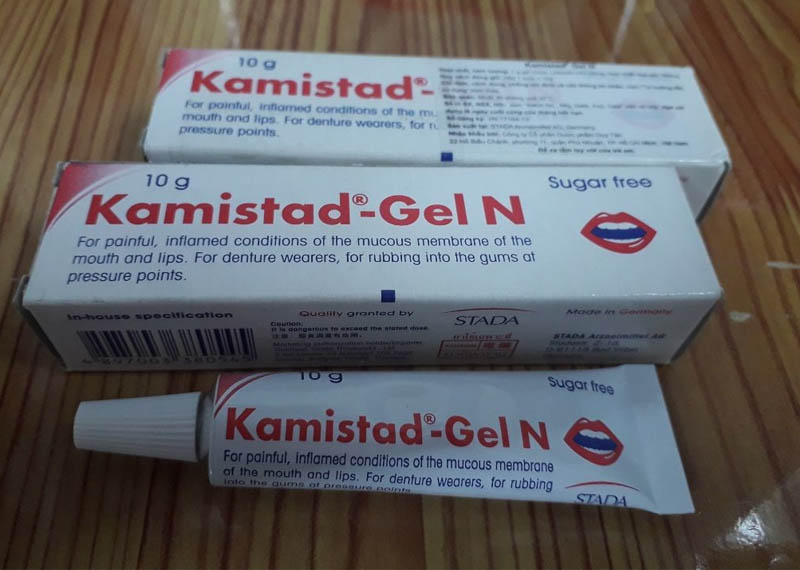 Kamistad Gel N – Thuốc trị nhiệt miệng cho trẻ em