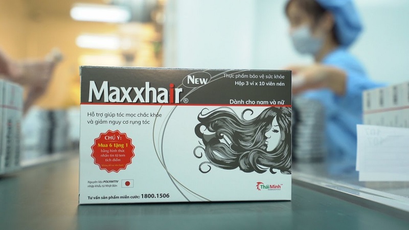 Viên uống Maxxhair giúp phục hồi tóc nhanh chóng