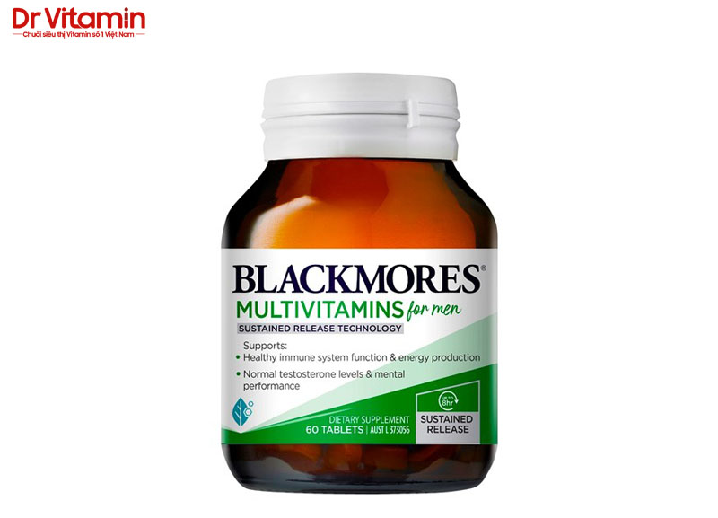 Blackmores Multivitamin for Men mẫu mới 60 viên