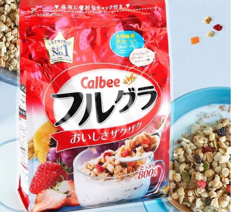 Ngũ cốc giảm cân an toàn Calbee của Nhật Bản