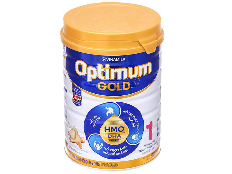 Dòng sữa tăng cân Optimum Gold thuộc Vinamilk của Việt Nam