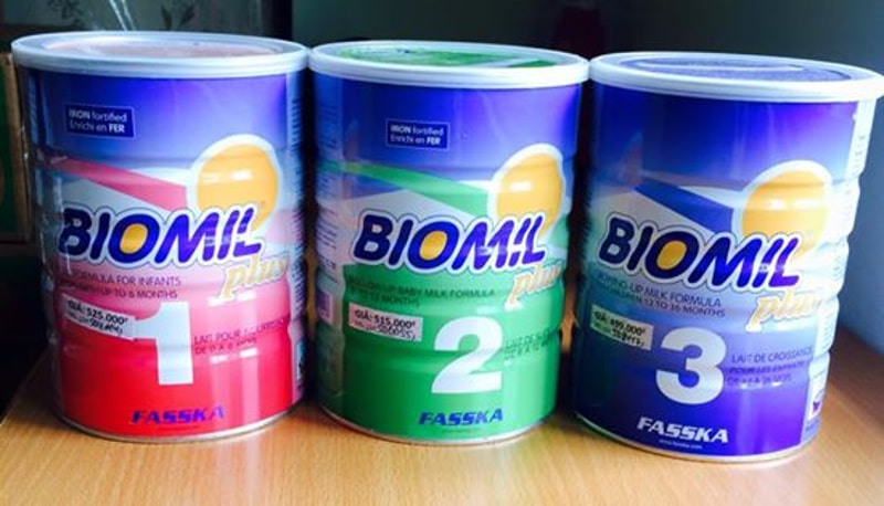 Sữa Biomil là sản phẩm hỗ trợ tăng cân cho bé 