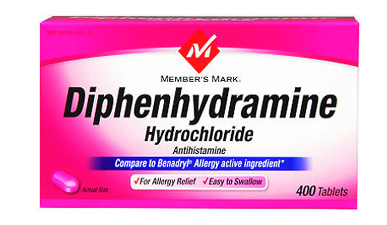 Thuốc trị mề đay Diphenhydramine