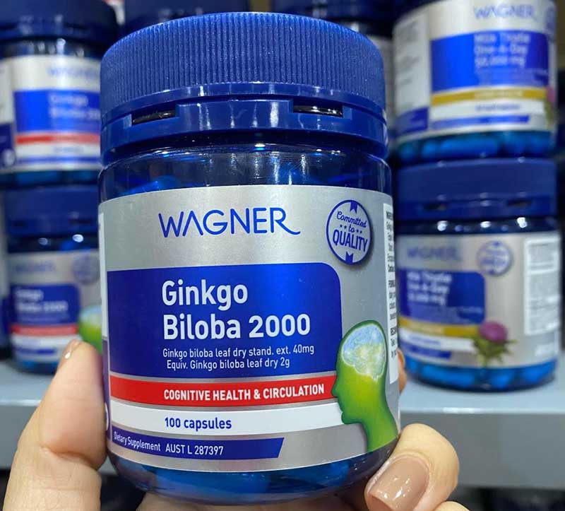 Wagner Ginkgo Biloba 2000 là thực phẩm chức năng bổ não đến từ Úc