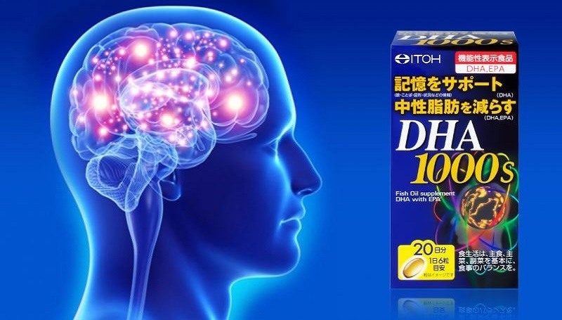 Viên uống bổ não cho học sinh ôn thi DHA 1000mg &amp; EPA 14mg ITOH