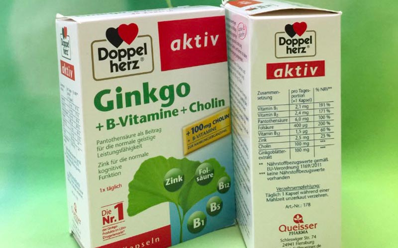 Doppelherz Aktiv Ginkgo là viên uống bổ não của Đức được yêu thích tại nước ta