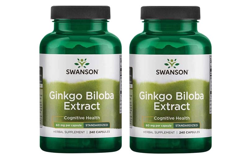 Viên uống tăng cường trí nhớ Swanson Ginkgo Biloba Extract