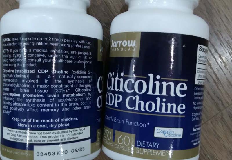 Jarrow Citicoline CDP Choline 250mg xuất xứ từ Mỹ
