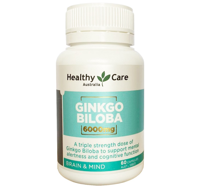 Thực phẩm bảo vệ sức khỏe Healthy Care Ginkgo Biloba 6000mg