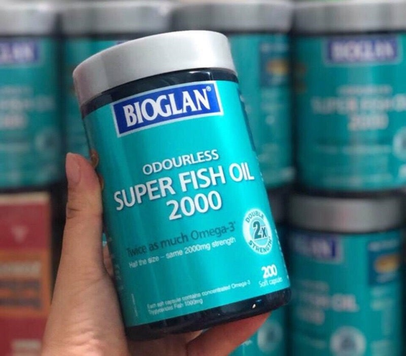 Viên uống bổ não, tăng cường trí nhớ cho học sinh Bioglan 2000mg Super Fish Oil