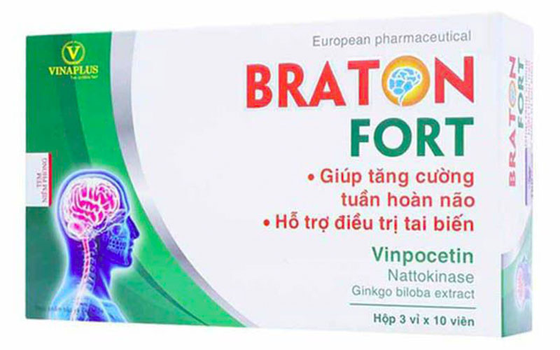 Viên uống Braton Fort giúp cải thiện các triệu chứng xuất hiện sau tai biến mạch máu não