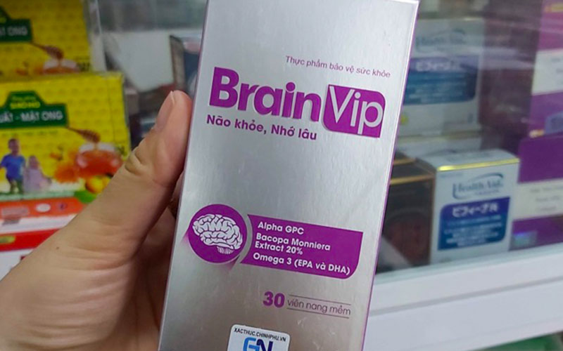 Brain Vip - Bổ não Việt Nam giúp tăng độ nhạy bén và cải thiện trí nhớ