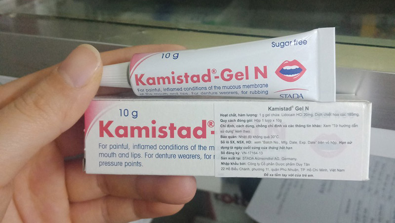 Thuốc bôi nhiệt miệng Kamistad có nhiều ưu điểm, cho kết quả nhanh chóng