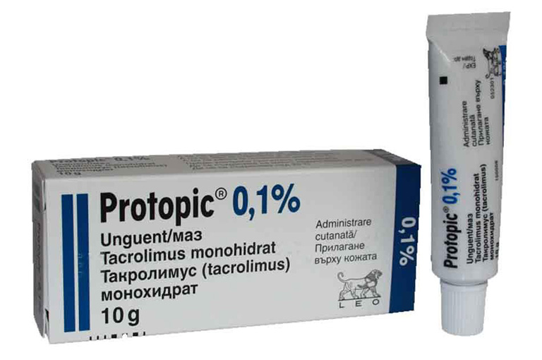 Thuốc bôi Protopic có thể sử dụng để điều trị bệnh tổ đỉa trong giai đoạn rỉ dịch, trợt loét