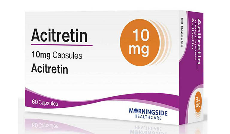 Acitretin cũng là một trong những loại thuốc uống thường được kê đơn điều trị vảy nến