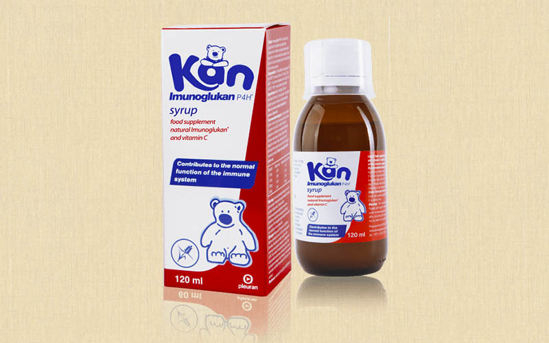 Syrup Kan giúp hỗ trợ miễn dịch, nâng cao sức đề kháng ở trẻ nhỏ