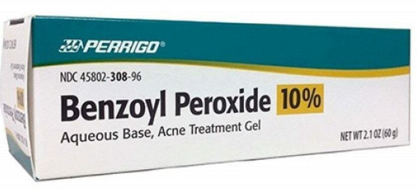 Trị viêm da cơ địa bằng thuốc bôi Benzoyl peroxide