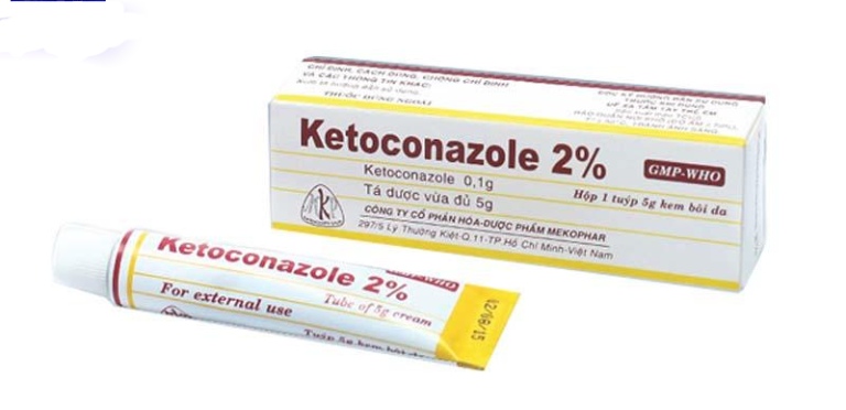 Điều trị viêm da tiết bã do vi nấm bằng kem bôi Ketoconazole