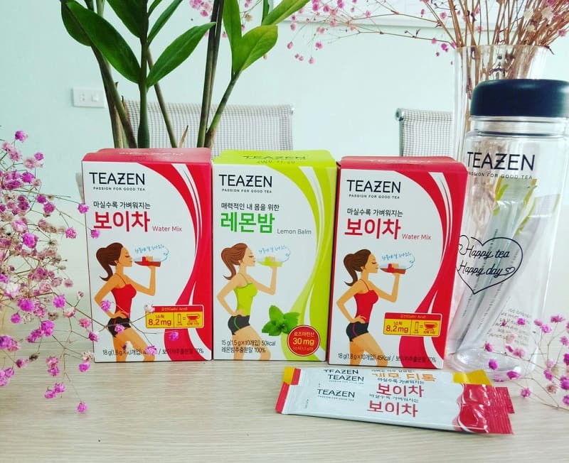 Sản phẩm trà giảm cân Hàn Quốc Teazen