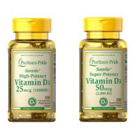 Viên uống vitamin D3 Puritan’s Pride