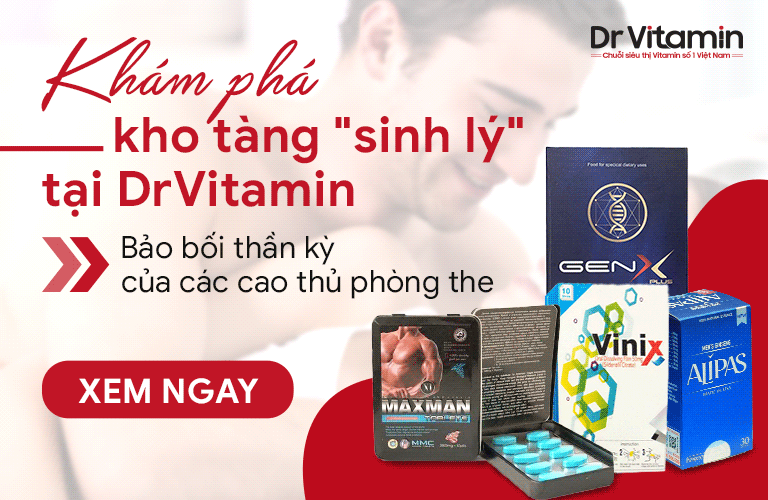 DrVitamin phân phối rất nhiều sản phẩm giúp cải thiện sinh lý tốt
