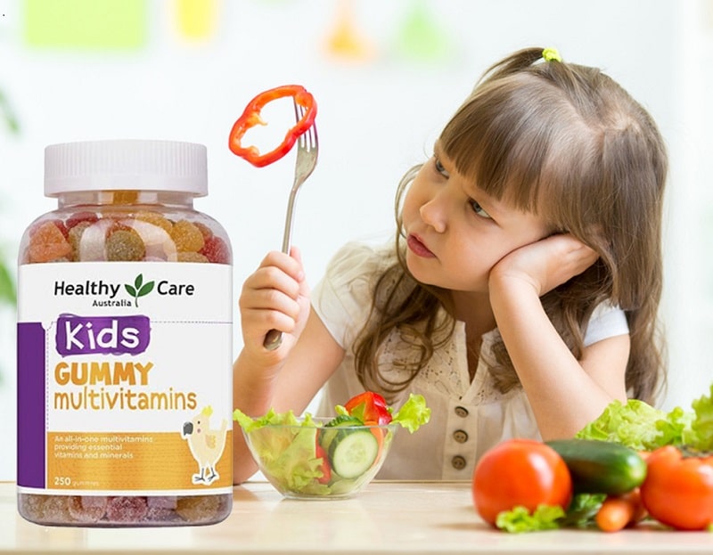 Kẹo dẻo Vitamin tổng hợp cho bé Healthy Care Kids Gummy Multivitamins