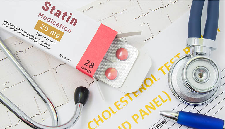 Thuốc nhóm Statin hỗ trợ làm giảm lượng mỡ máu bên trong lòng động mạch