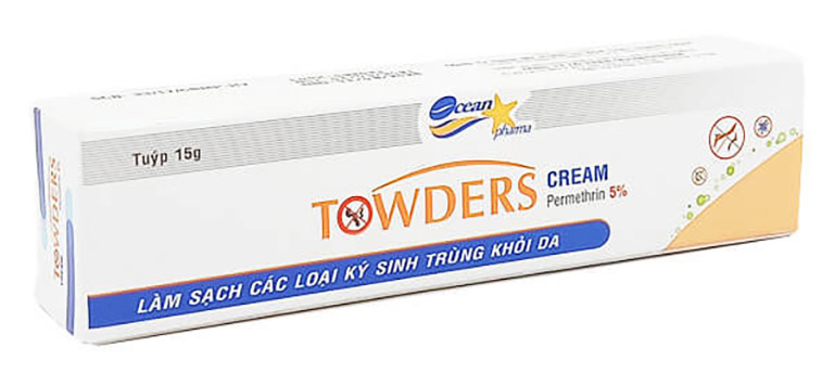 Điều trị ghẻ nước bằng thuốc Towders Cream theo đơn kê của bác sĩ chuyên khoa