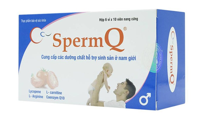 Viên uống SpermQ cải thiện tinh trùng yếu