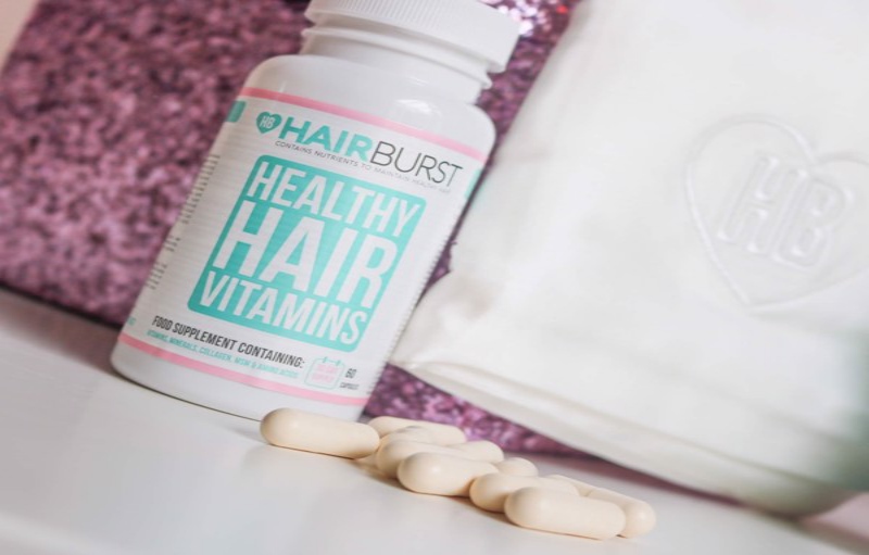 Hairburst Healthy Hair Vitamin giúp tóc mọc dài, suôn mượt, óng ả