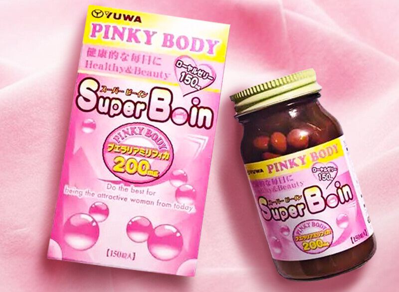 Viên uống Super Boin Pinky Body của Nhật được nhiều chị em tin dùng