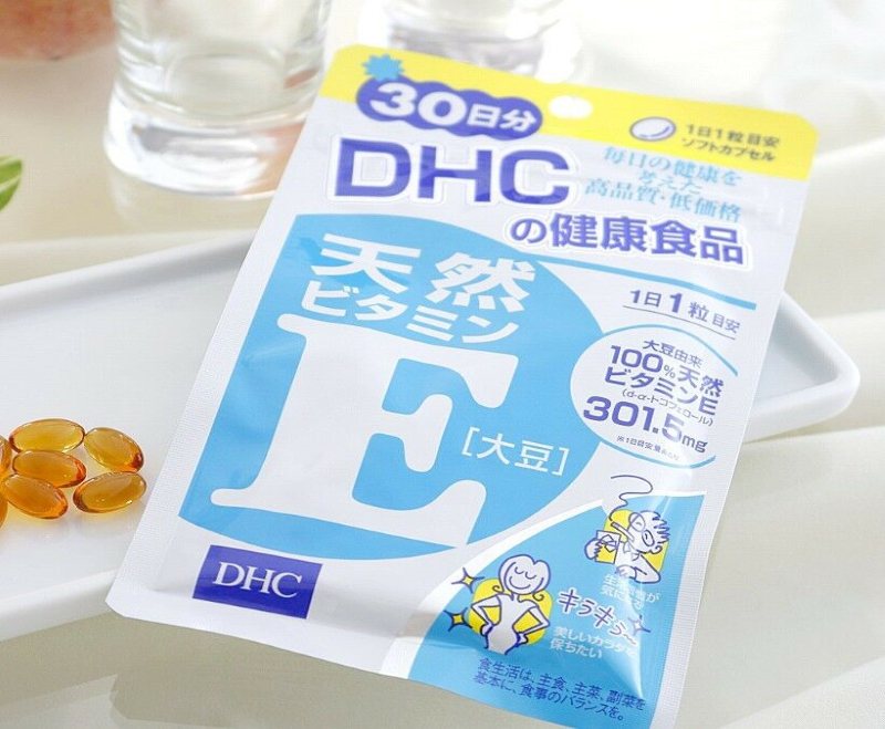 Viên uống DHC Nhật Bản giúp bổ sung vitamin E cho cơ thể 
