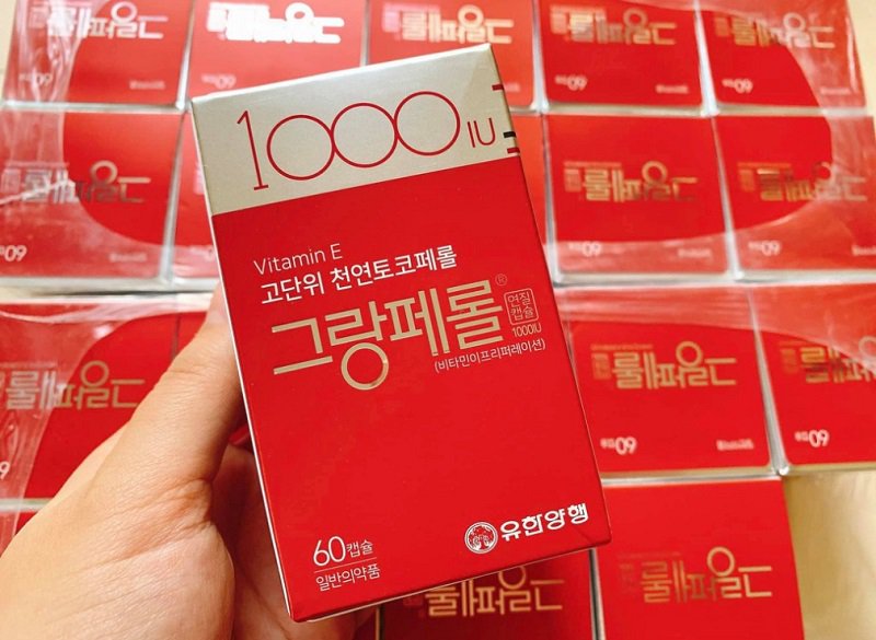 Thực phẩm chức năng Vitamin E 1000IU 60 viên của Hàn Quốc