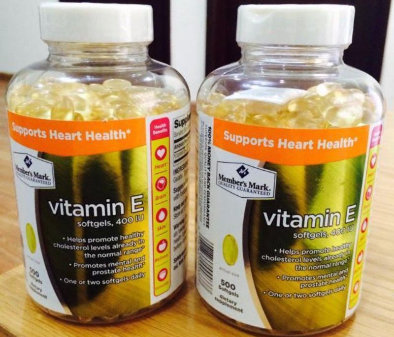 Viên uống bổ sung vitamin E Supports Heart Health 500 viên