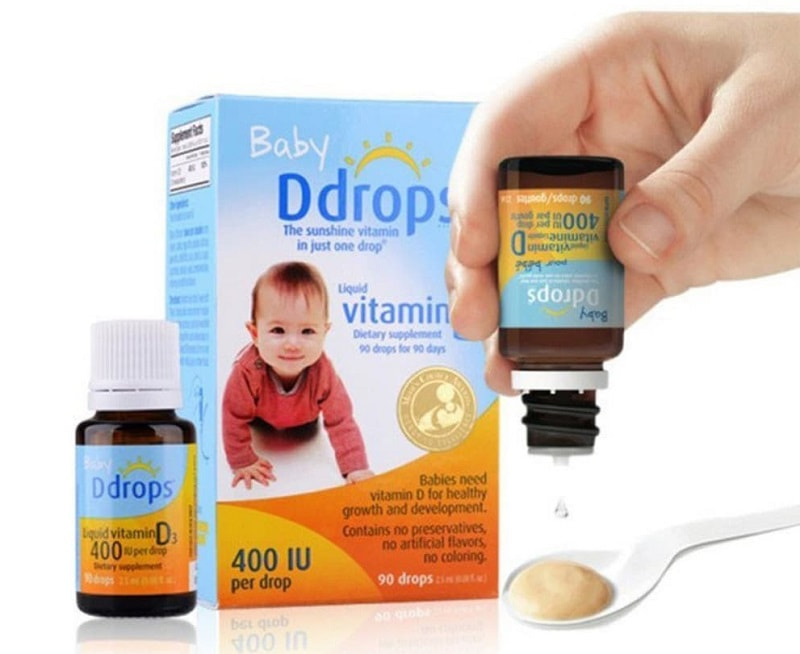 Baby Drops bổ sung Vitamin D3 cho trẻ từ 0-1 tuổi