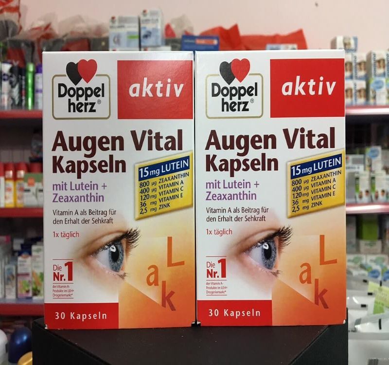 Viên uống bổ mắt Doppelherz Augen Vital Kapseln cho mọi lứa tuổi