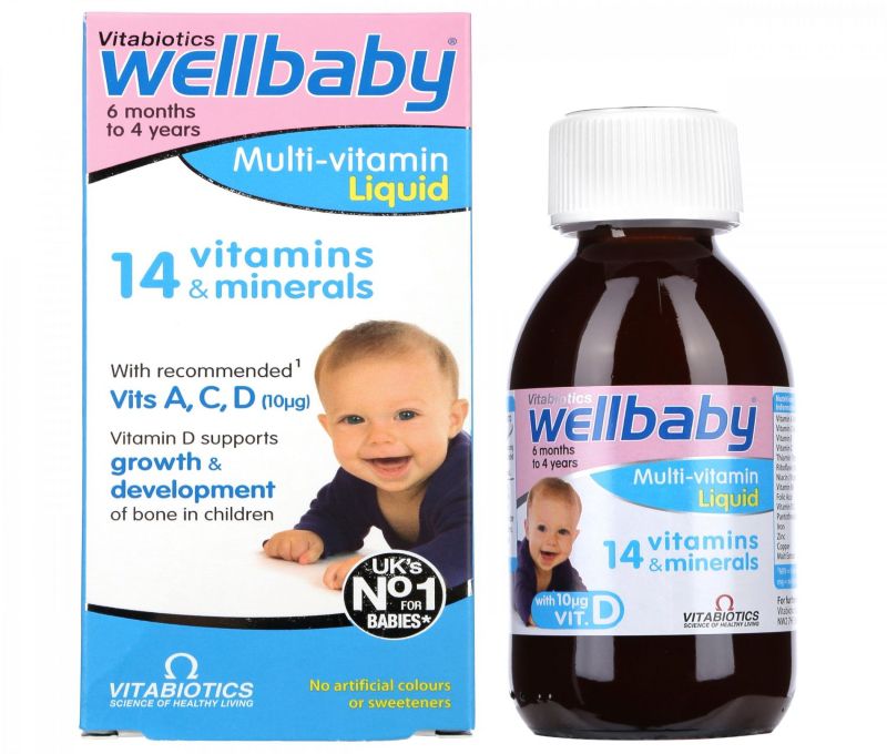 Multi Vitamin Liquid - Siro Vitamin tổng hợp Wellbaby