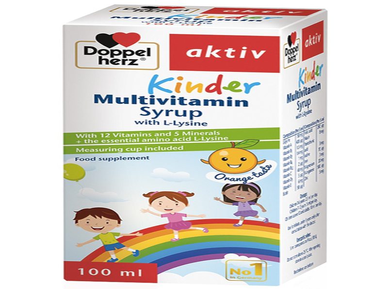 Bổ sung Vitamin cho bé yêu Kinder Multivitamin Syrup