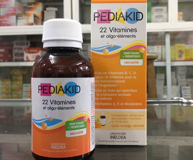 Siro Pediakid 22 Vitamines cho trẻ biếng ăn của Pháp