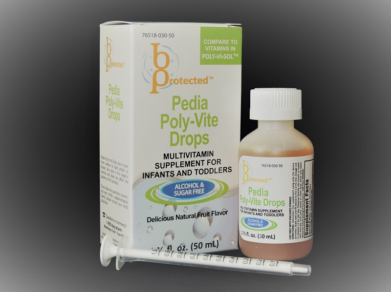 Vitamin tổng hợp dạng ống của Mỹ Pedia Poly Vite Drops