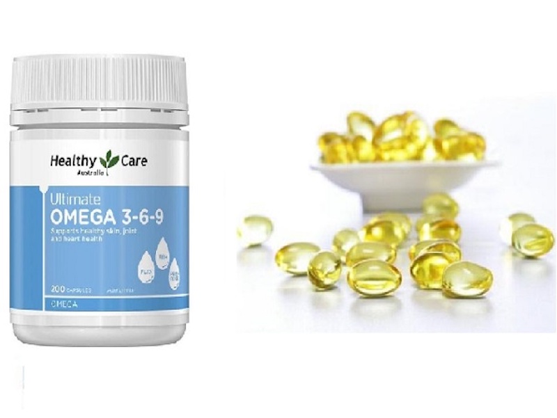 Sản phẩm Fish Oil 1000mg Omega 3 của Healthy Care chiết xuất từ cá 