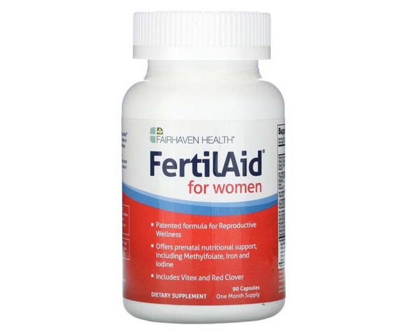 Thực phẩm bổ sung vitamin FairHaven Health FertilAid for Women