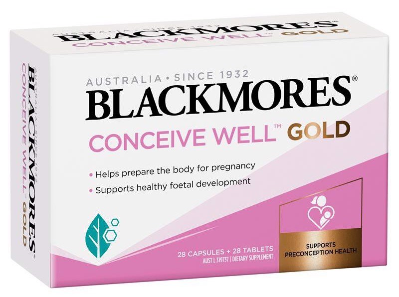 Viên uống vitamin Blackmores Conceive Well Gold