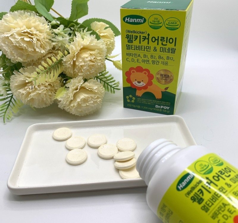 Viên ngậm vitamin tổng hợp Wellkicker Hàn Quốc cho bé yêu 