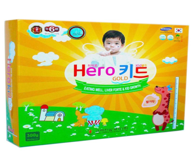 Siro Hero Kid Gold bổ sung vitamin cho trẻ từ 1 tuổi