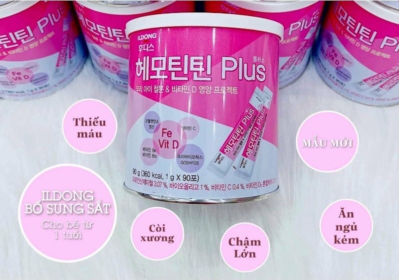 Sản phẩm Sắt ILdong Hàn Quốc được điều chế dạng bột dễ sử dụng