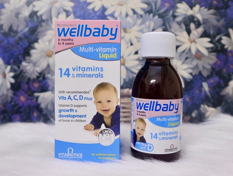 Sản phẩm Wellbaby Multivitamin Liquid dành cho bé từ 6 tháng - 4 tuổi