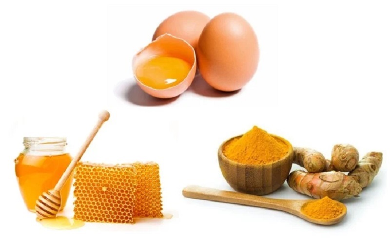 Người bệnh có thể kết hợp trứng gà, nghệ và mật ong chữa xuất tinh sớm